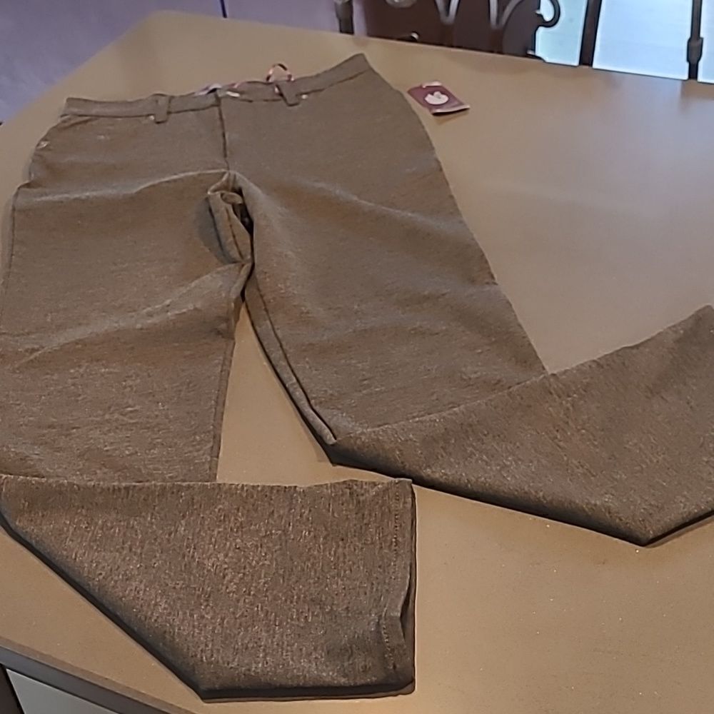 Gloria Vanderbilt  sz 8 gray tapered leg pants NWT